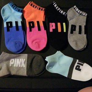 Brand new cotton Pink VS socks 6 pairs